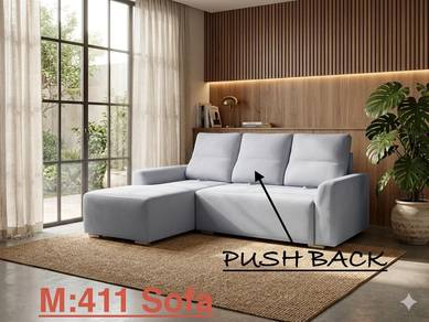 sofa L shape push back 
