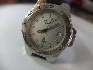 Westar Quartz with Safety Logo on Dial Watch