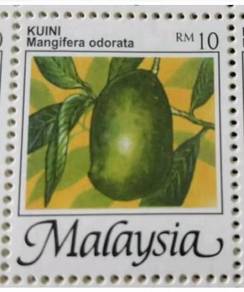Mint Stamp Fruit RM10 Kuini Malaysia 2002