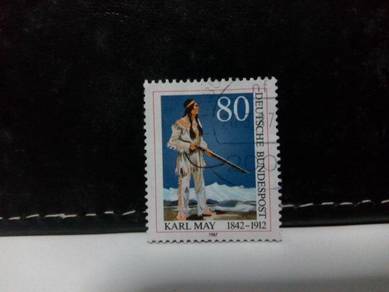 1987 Germany Stamp American Old West Red Indian