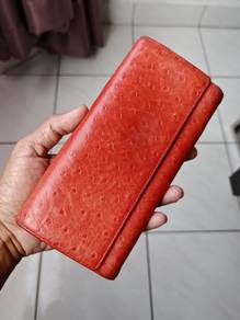 wallet kulit orange