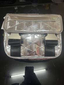 Brand New Metallic Silver Crossbody Bag