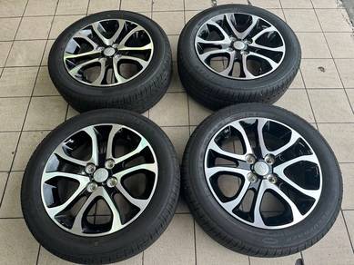 Rim Tayar Myvi G3 15 inci Bunga Tayar  95% Axia