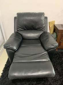 Recliner Chair black leather