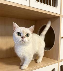 （Spay）Betina/Perempuan Munchkin Silver
