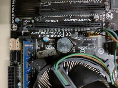 Gigabyte motherboard GA-H81M-S2PV i3-4150 ddr3 8gb