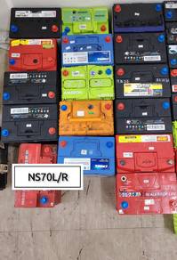 Batteries NS70R/L Second Hand Murah