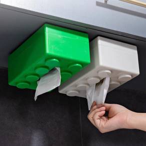 Building Block Tissue Box (Green)