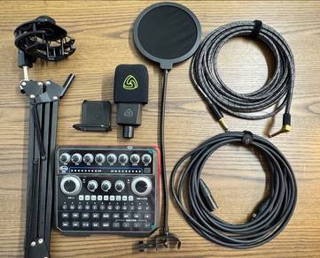 Lewitt Condenser Microphone with Bole Soundcard