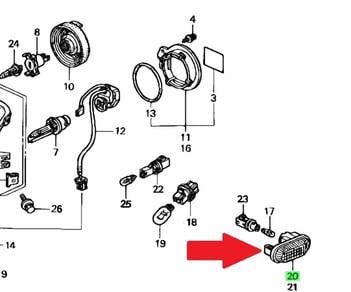 Honda S2000 Clear Fender Signal Lamp Set AP1 AP2