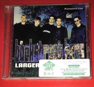 BACKSTREET BOYS - LARGER THAN LIFE PROMO SINGLE Cd