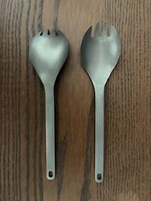 2x Snow Peak Titanium Spork Set