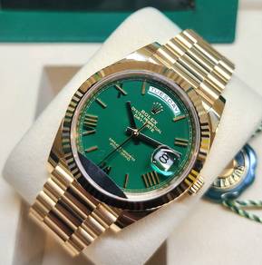 Brand New Rolex Daydate 40mm 228238 Casino Green