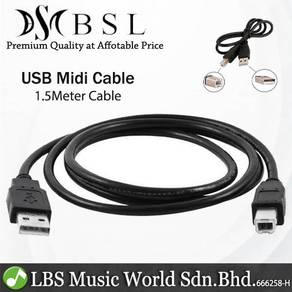 BSL USB 2.0 Midi Cable 1.5 Meter Type A to Type B