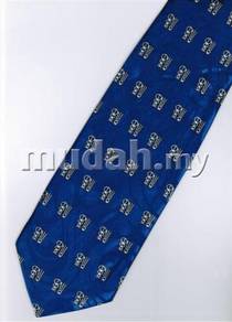 Chinese Calligraphy Fu Good Luck DarkBlue Neck Tie