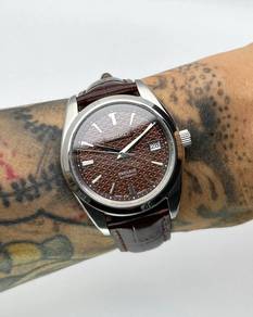 Custom Seiko Mod 39mm Brown Sharp Edge Presage