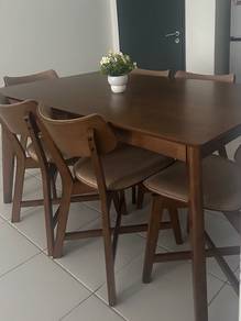 Meja Makan Solid Wood 6 seater