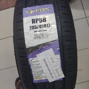 Tayar baru nipon 205/45/17 tahun 26