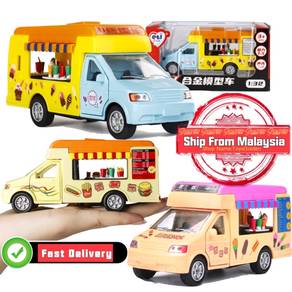1:32 Ice Cream Truck Food Truck Store Car Alloy