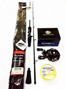 Seahawk cross wave rod combo seahawk surge reel