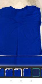 Blue T-shirt for females