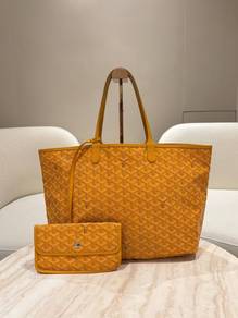 Goyard Saint Louis Tote Bag In Yellow Goyardine