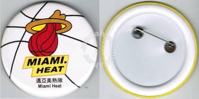 NBA Basketball Miami Heat Button Badge 58mm