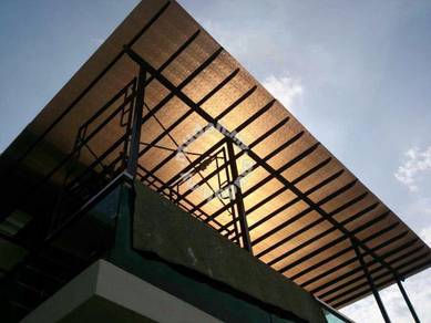 Solid Polycarbonate Awning