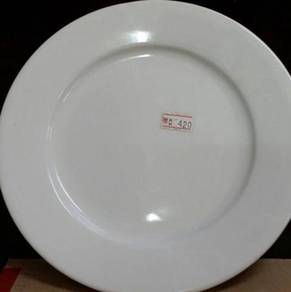 Round White Porcelain Plates
