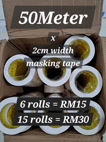 Puchong 6x Masking Tape 2cm x 50meter