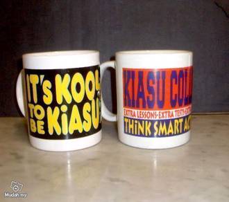 Retro Style Ceramic Humourous Mugs - Set of 2