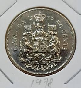 Canada 50 cents 1978
