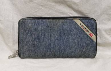 Diesel Denim Long Wallet Slim Compact Design Styli