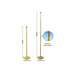 Flag Pole With Stand 2.8M (Royal Gold)