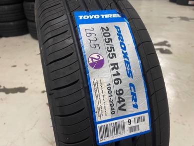 Tayar baru 205 55 16 Toyo proxes cr1 2025 tyres