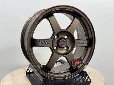 NEW 16 TE37 Rim Mazda 2 City Jazz Vios Yaris Myvi