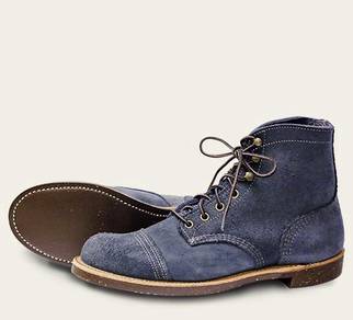Work Boot Red Wing Men 6In Iron Ranger Navy 8117