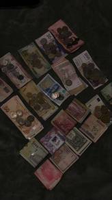 collection of various world currencies