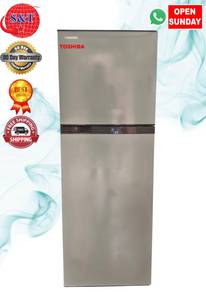 Fridge DOUBLE DOOR TOSHIBA GRAY COLOURE