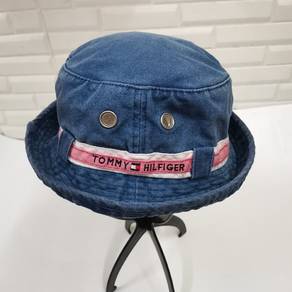 Tommy Hilfiger Unisex Logo Embroidery Denim Bucket