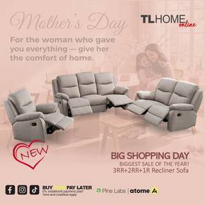 3+2+1 Seater Easy Clean Recliner Sofa
