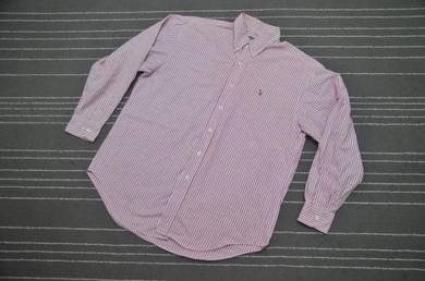 Kemeja RL Ralph Lauren BELANG MERAH saiz xL