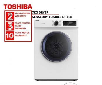 New TOSHIBA Tumble Dryer 7.kg ( 2 years warranty )