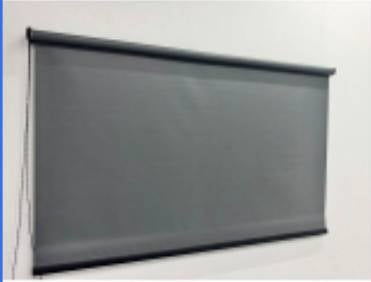 Grey Roller Blind for Window