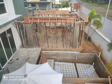 Renovation,tikang cat,pasang tiles bumbung bocor.