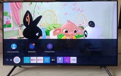 4K Samsung 55" Smart tv 8000 series OK