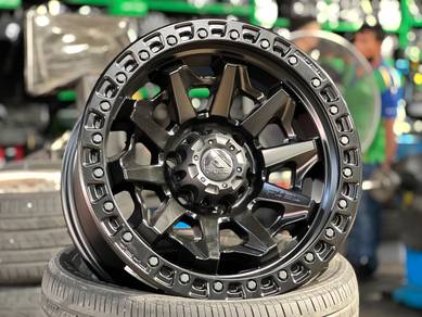 NEW 18 Fuel Covert Rim Hilux Triton Dmax Fortuner
