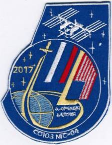 Soyuz MS-04 Russia Human Space Flights Badge Patch