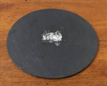 Vintage ceramic hot plate trivet