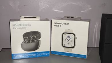 Honor Watch & Clip Earbuds